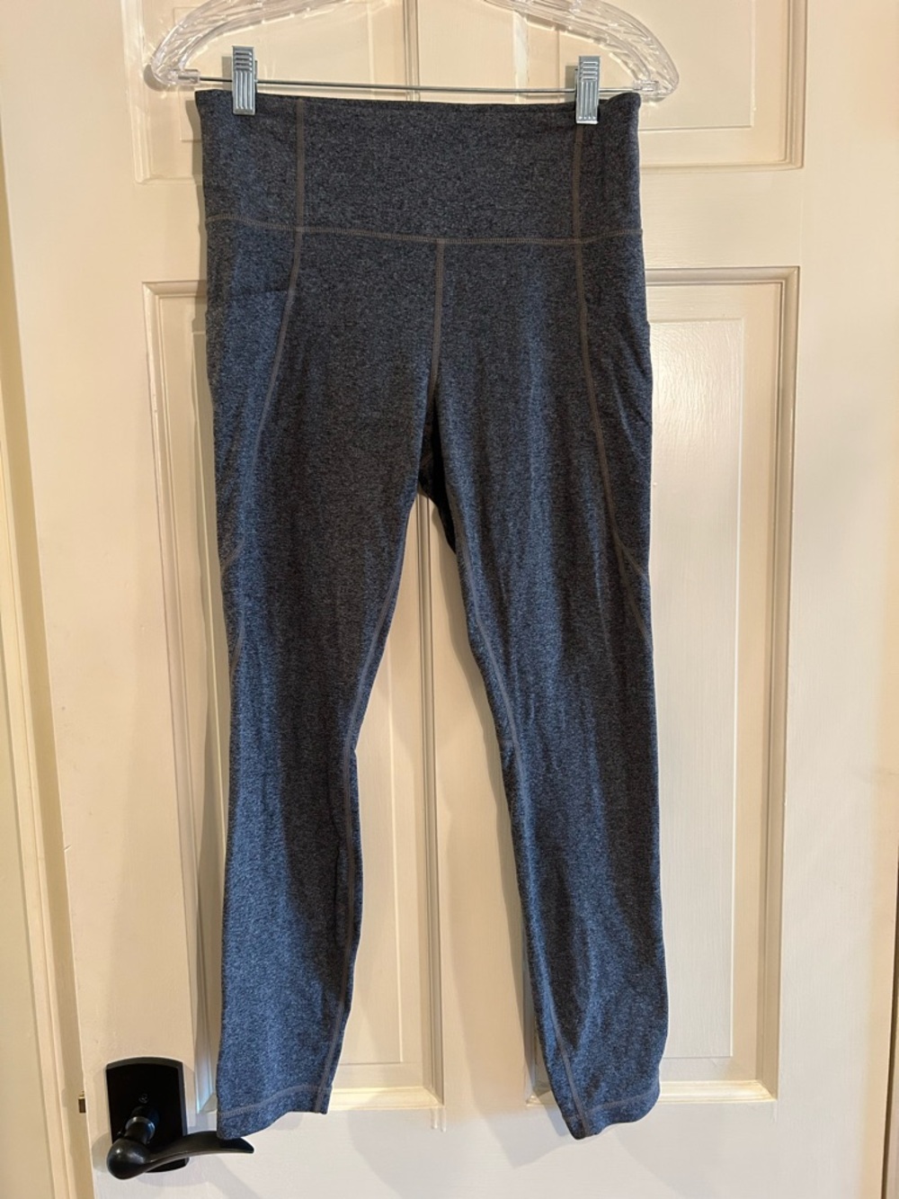 Athleta Salutation High Rise Leggings Gray Size M Athletic Yoga Gym
